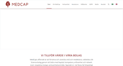 Desktop Screenshot of medcap.se