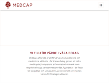 Tablet Screenshot of medcap.se